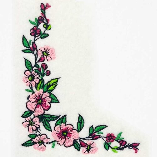 Floral Set 1 - h embroidery design