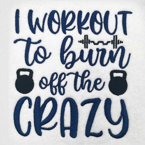 burn off the crazy embroidery design