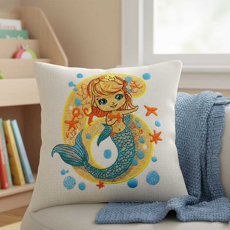 MermaidBabyNumber6 | Embroidery Legacy
