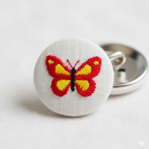Mini Butterfly 1 covered button