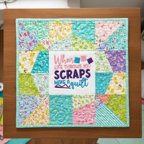 When life gives you scraps quilt