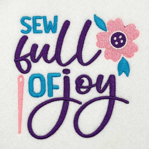 sewfull of joy embroidery design