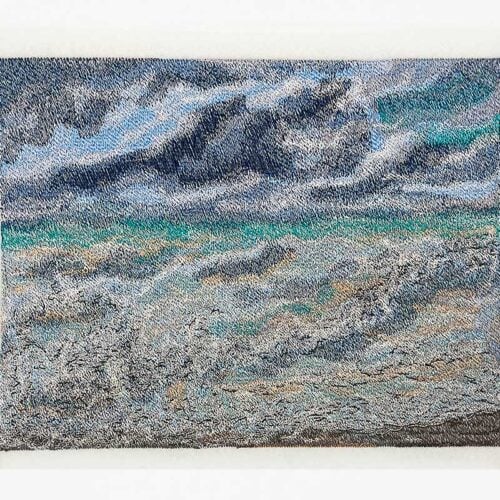 Embroidery Design: The Seascape by Pierre-Auguste Renoir