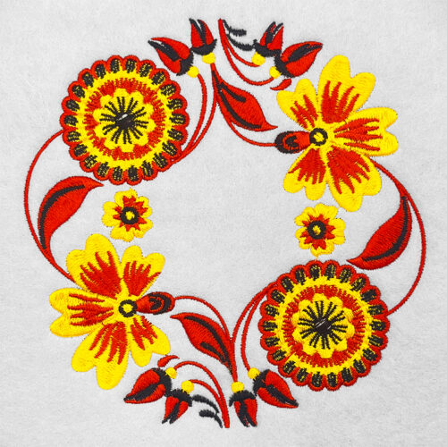 Russian Art Circle 10 embroidery design