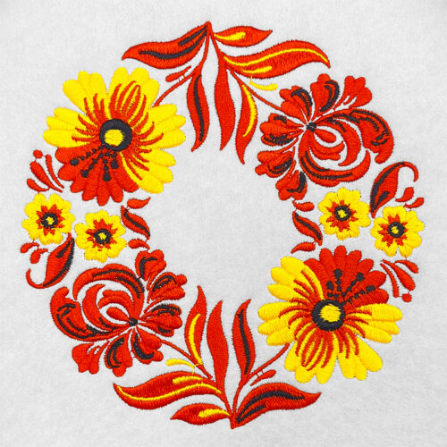 Russian Art Circle 2 embroidery design