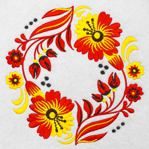 Russian Art Circle 3embroidery design