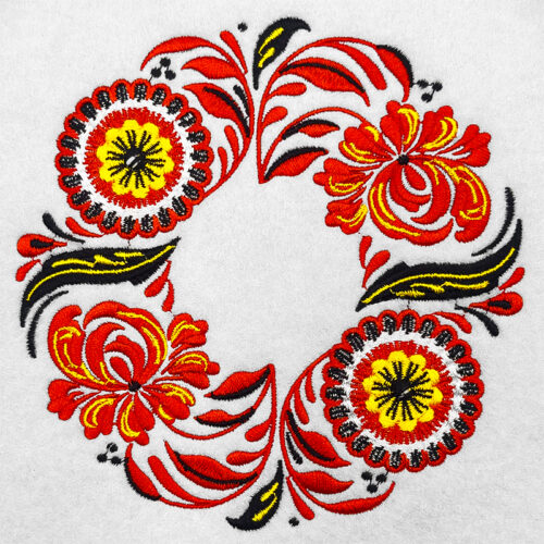 Russian Art Circle 5 embroidery design