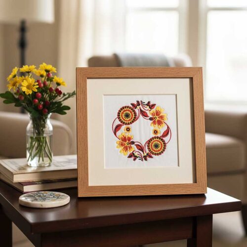 Russian Art Circles 10 framed