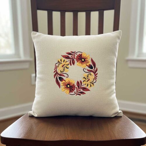 Russian Art Circles 4 cushion