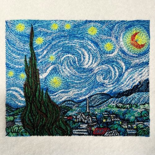 Starry Night Stitch Out