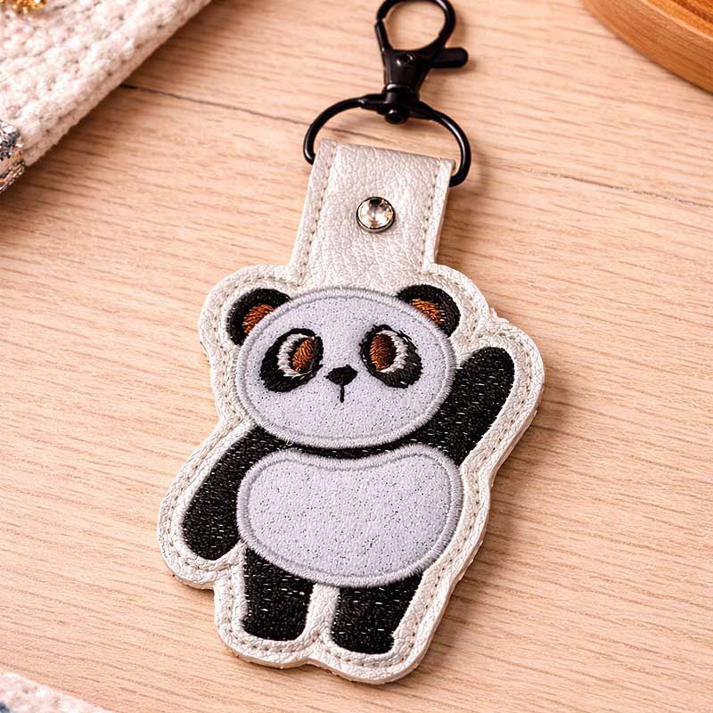 JudyC_PandaTag | Embroidery Legacy Panda Tag Stitch Out Made in Embroidery Legacy's Embroidery Digitizing Software