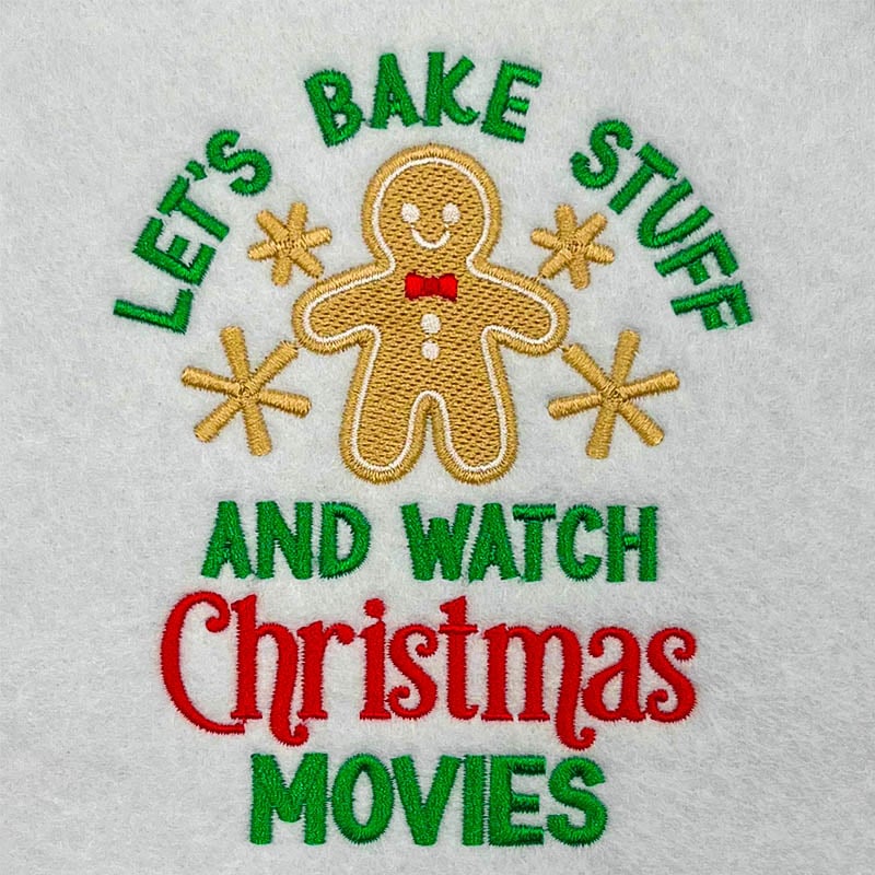 lets bake embroidery design