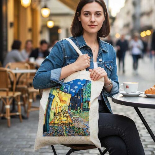 Van Gogh Cafe Terrace tote bag