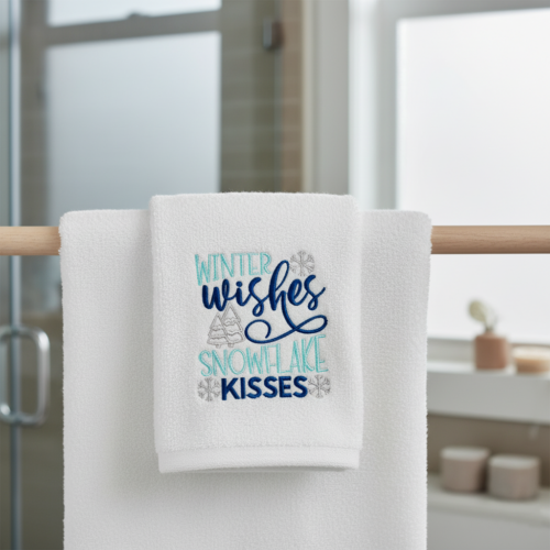 winter wishes towel