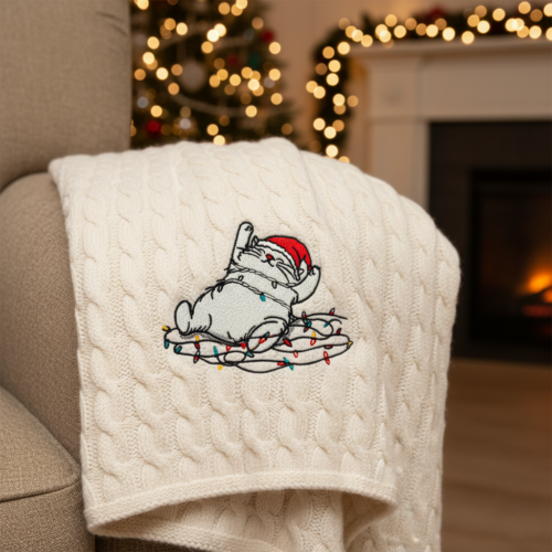 Bad kitty blanket
