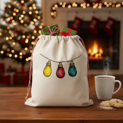 Christmas lights bag