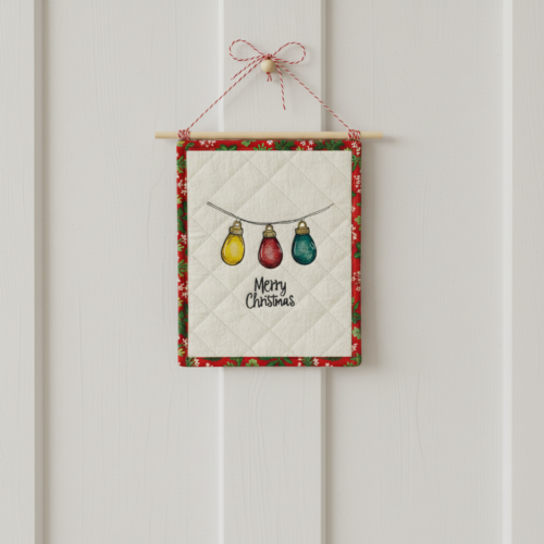 Merry Christmas wall hanging