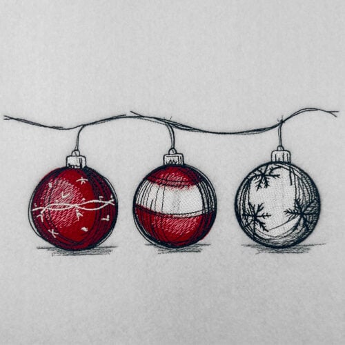 Christmas Tree Ornament 4 embroidery design