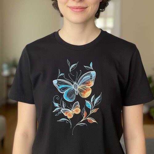Moonlight Butterflies 1 t-shirt