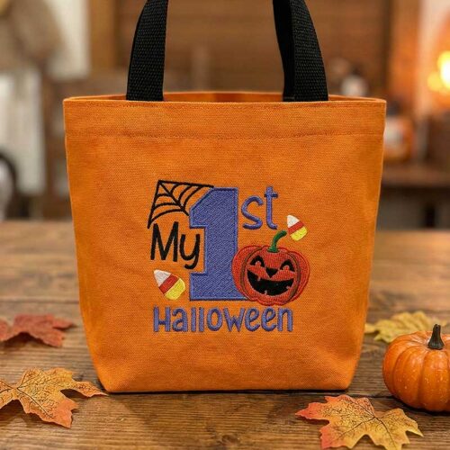 1st Halloween treat bag