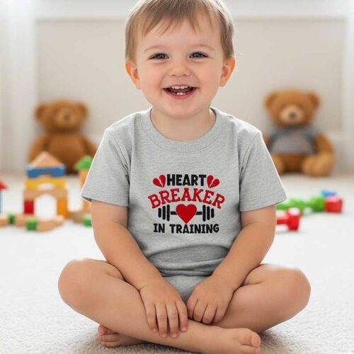 Heart breaker in training T-shirt