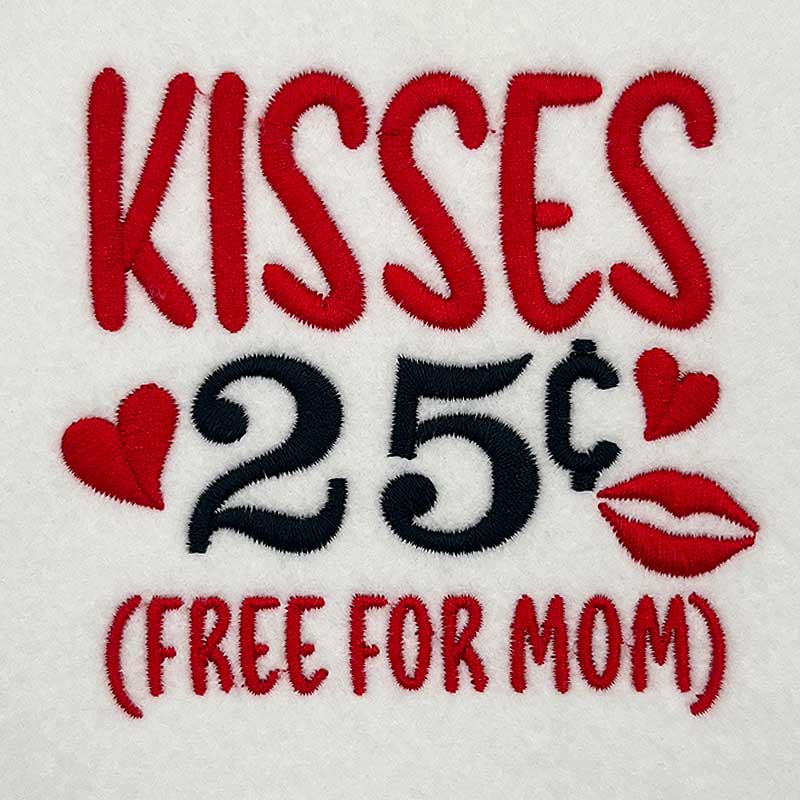 VK_Kisses25 | Embroidery Legacy Kisses embroidery design