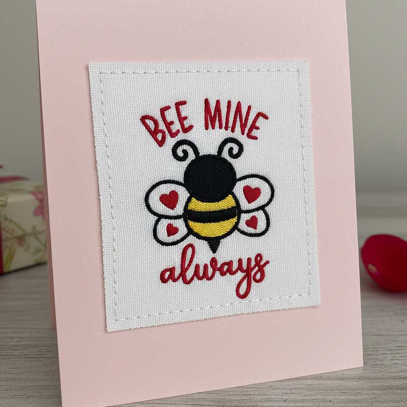 bee mine always card