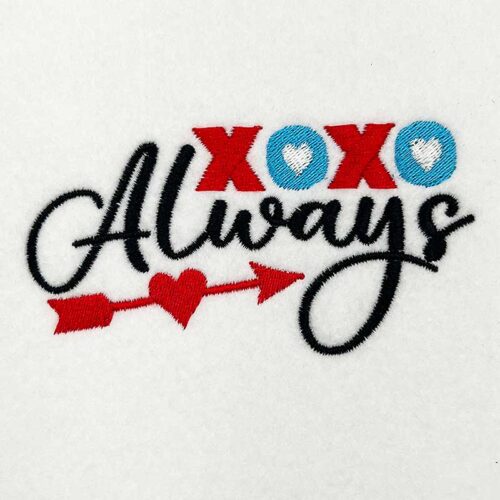 always embroidery design