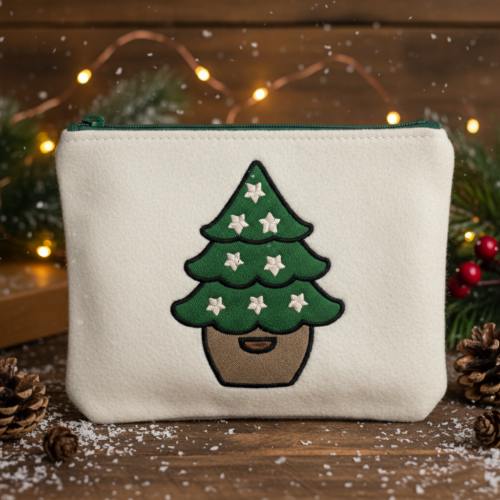 woodland tree zippy pouch