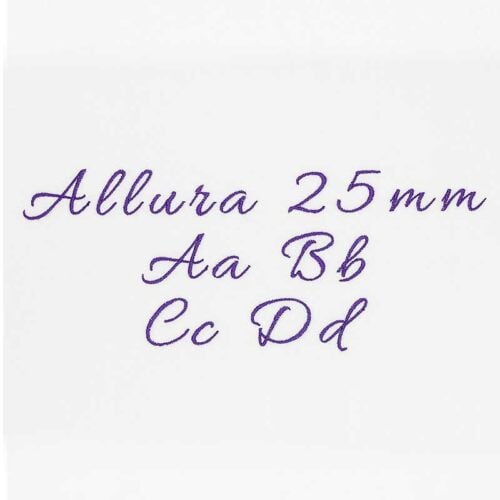 Allura 25mm ELF font
