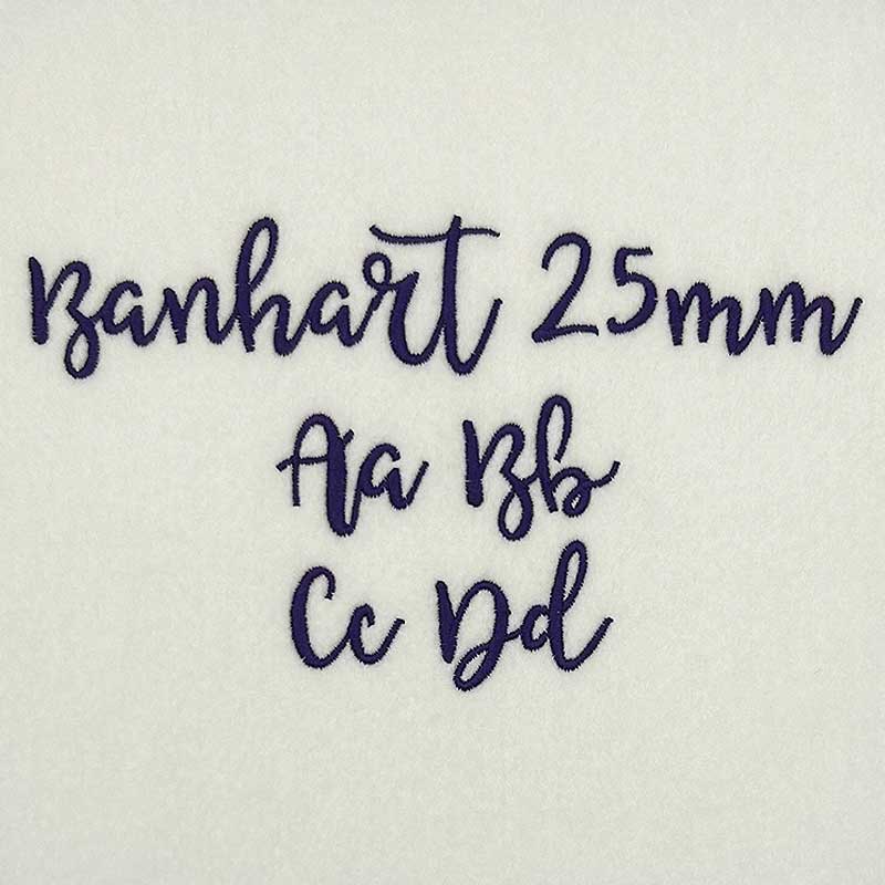 Banhart 25mm ELF font