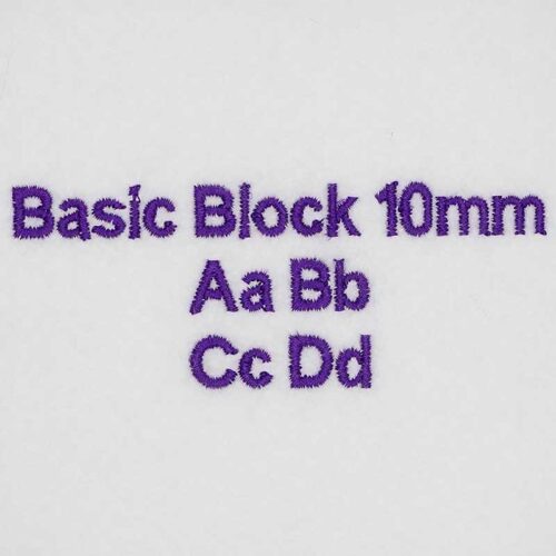 Basic Block ELF Font