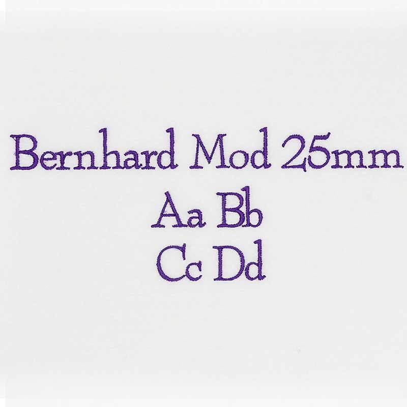 Bernhard Mod 25mm ELF font