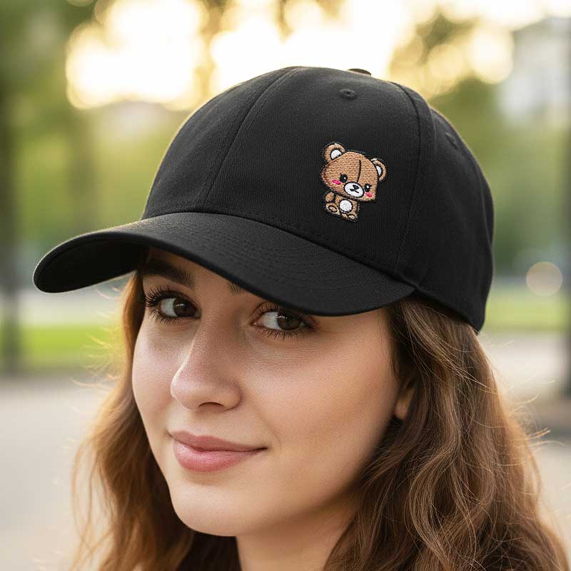 ELC1_ChibiBear | Embroidery Legacy Chibi bear cap