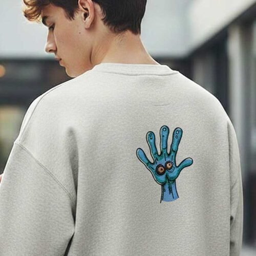 monster hand sweatshirt