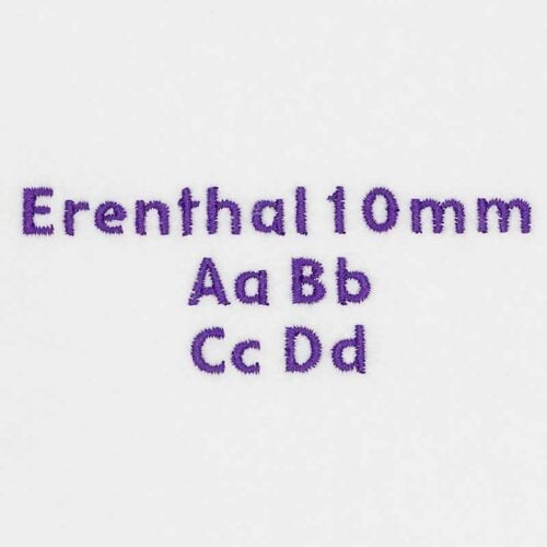 Erenthal 10mm ELF font