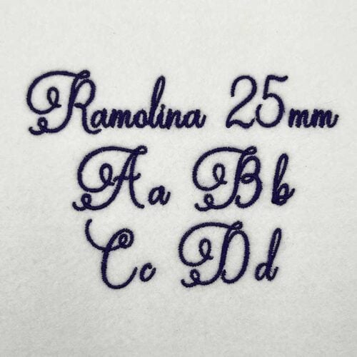 Ramollina 25mm ELF font