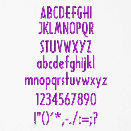 Architecture 20mm ELF font