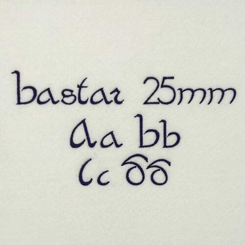 Bastar 25mm ELF font