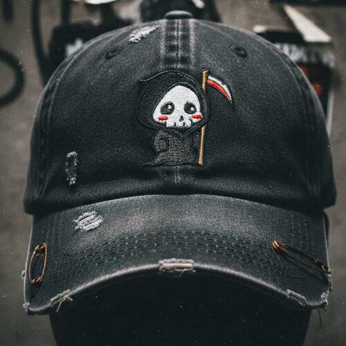 Chibi grim reaper hat