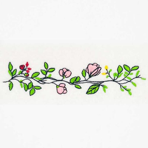 Floral Set 2 a embroidery design