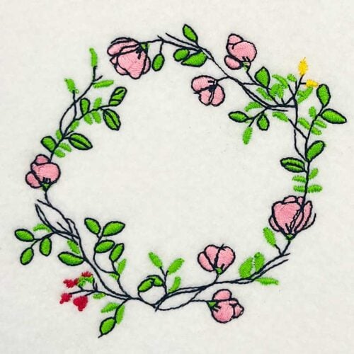Floral Set 2 c embroidery design