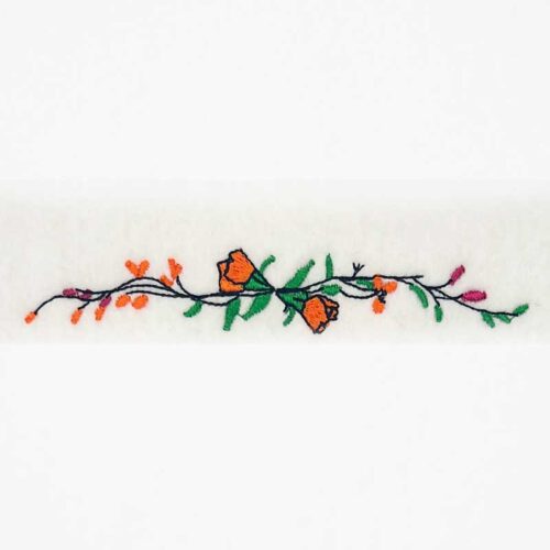 Floral Set 2 d embroidery design
