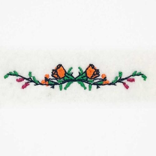 Floral Set 2 h embroidery design