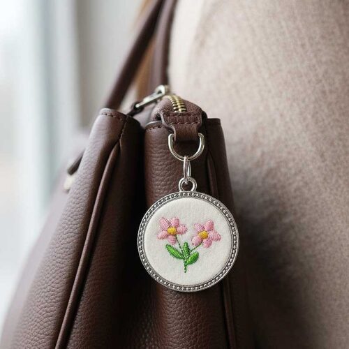 mini flower 13 charm