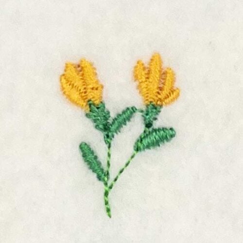 mini flower 2 embroidery design