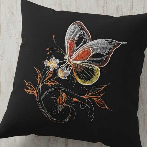 EL Moonlight butterfly cushion
