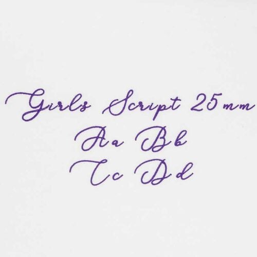 Girls Script ELF font