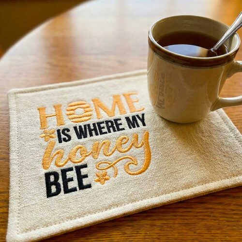 Home is where mug rug