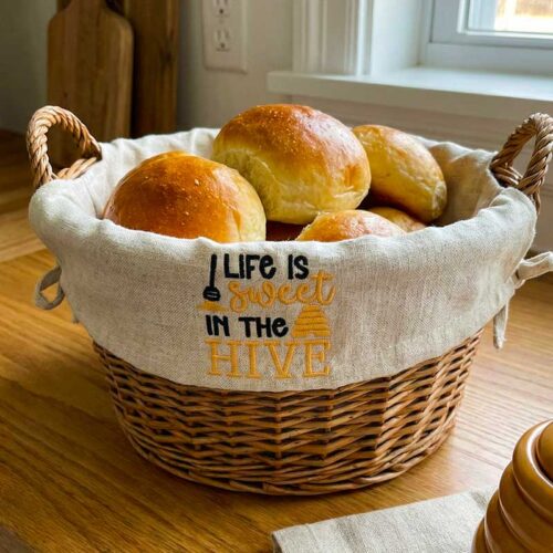 Life is sweet basket liner